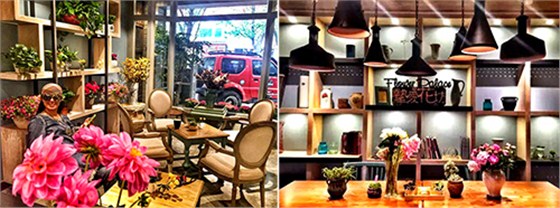 數(shù)碼彩水性木器漆施工工藝效果·摯愛(ài)花坊