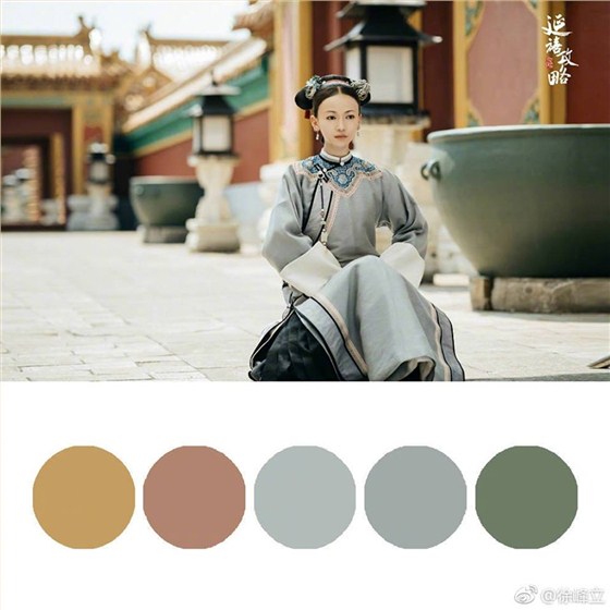 秋天墻面高端色系，莫蘭迪色系