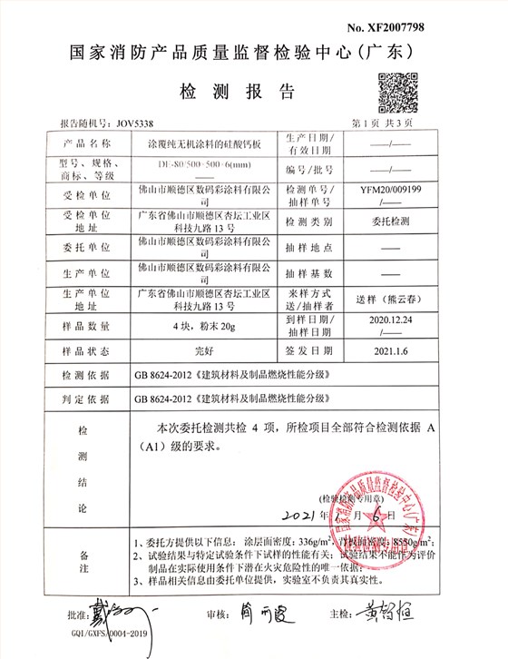 純無機(jī)涂料檢測報(bào)告_2 純無機(jī)涂料檢測報(bào)告_2
